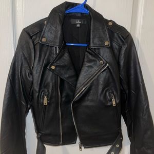 Never Worn Lulus Leather Jacket (waist height)